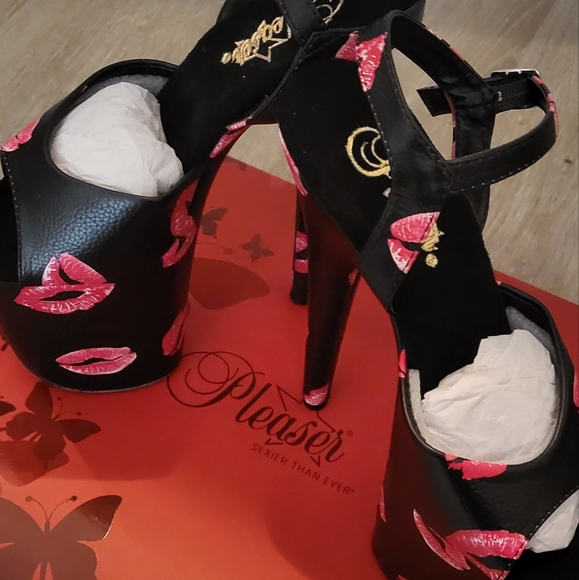 Pleaser USA, Flamingo Style, stripper, exotic dancer, Platform Sandal, High Heel - Picture 6 of 9